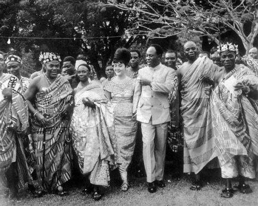 Kwame Nkrumah, Wife And Chieftains Dance